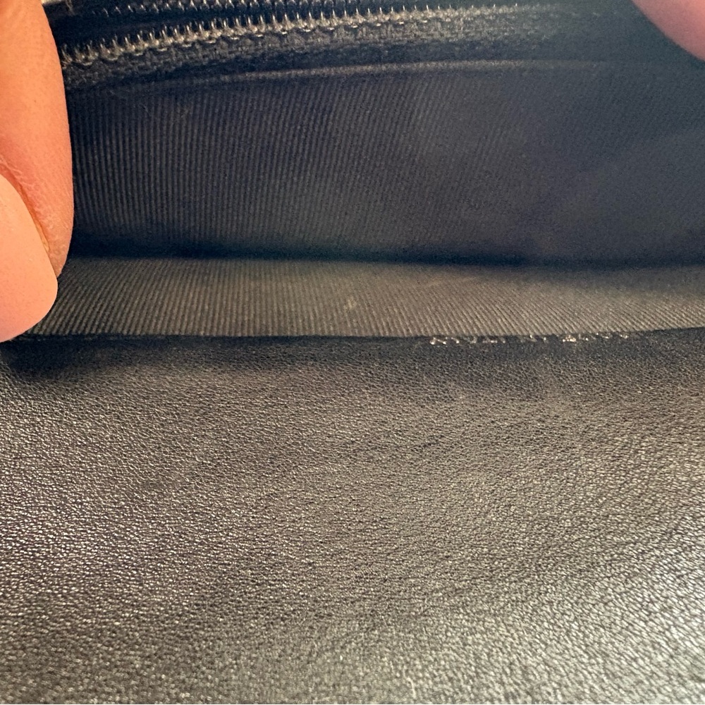 Chanel Black Chevron Wallet WOC - Picture 6 of 16